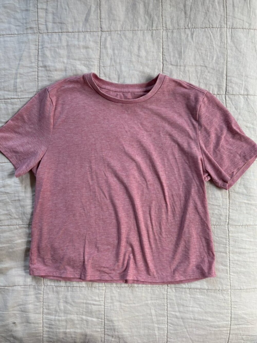 Outdoor Voices Sweatee T-shirt in Slate Rose
